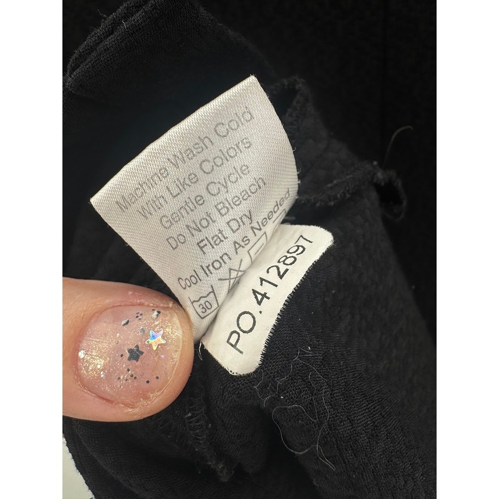 Chanel Employee Blouse Size M Black Crew Neck Short Sleeve Top - Picture 7 of 8
